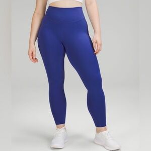 Lululemon Athletica Base Pace High-Rise Running Blue Leggings- Size 6